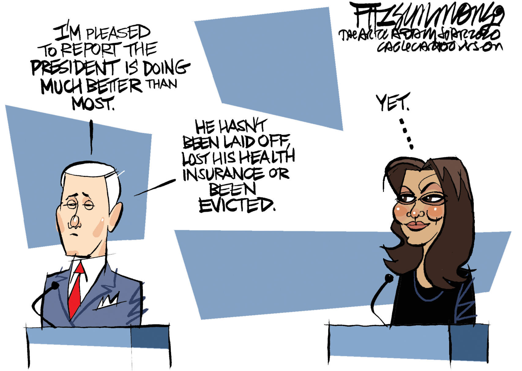 Daily Fitz Cartoon: The Great Debate